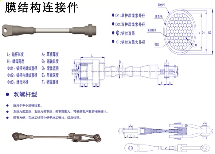 膜結(jié)構(gòu)連接件 